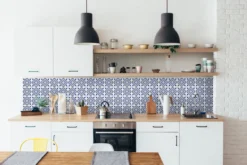 D-c-fix selvklebende veggfliser jamila blue
