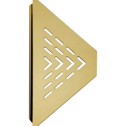 Design hjørnehylle n°19 polert messing