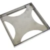Design slukrist n°5 for flis 15mm, 20x20cm børstet