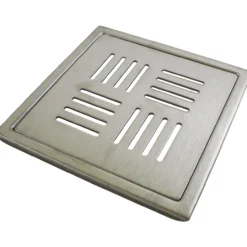 Design slukrist n°3 15x15 cm børstet stål