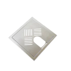 Design slukrist n°3 20x20cm med uthugg børstet stål