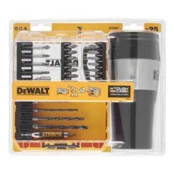 Dewalt bor-bitssett 25 deler +termokopp