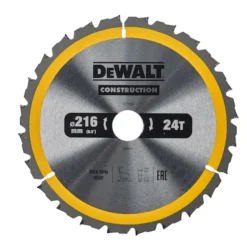 Dewalt sagblad 216x30x24t construct dt1952