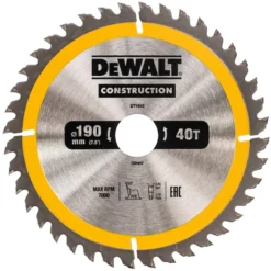 Dewalt sagblad 190x30x40t dt1945 dewalt