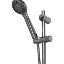 Dusjsett drizzle med 3 stråletyper, krom