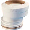 Eksentrisk wc muffe ø110mm hvit