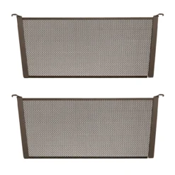Elfa avdeler for meshkurv 180 mm graphite 2-pk