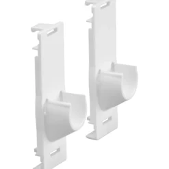 Elfa holder til stang stativ, hvit