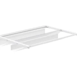 Elfa skohylle uttrekkbar mesh 60/40 hvit