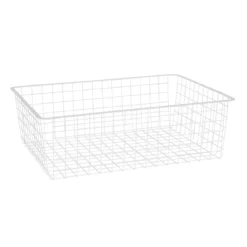 Elfa trådkurv for uttrekksramme 60x40x18 hvit