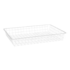 Elfa trådkurv for uttrekksramme 60x40x8 hvit