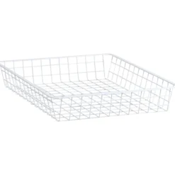 Elfa trådkurv 427x527x85 mm hvit