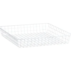 Elfa trådkurv 527x527x85 mm hvit