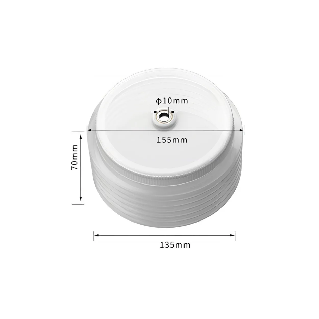 Elitech støvsamler for hullbor 135mm