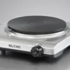 Eltac kokeplate enkel stål ek19, 1500 watt