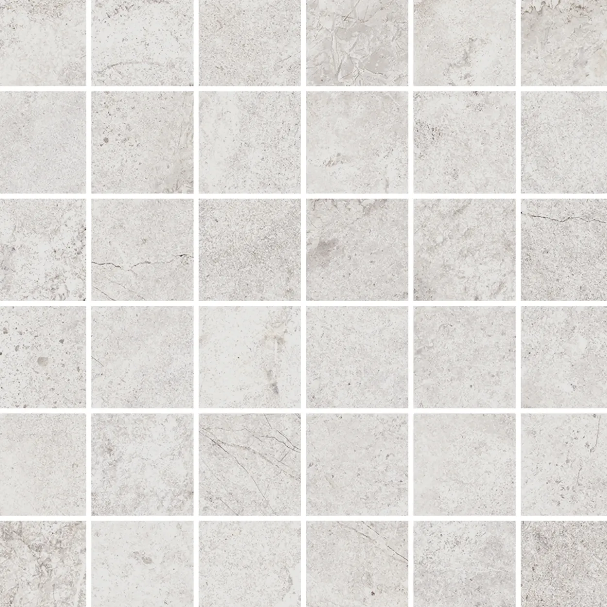 Evolution white mosaico 30x30 9,5mm