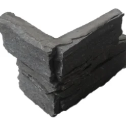 Fasadeskifer cement corner black