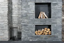 Fasadeskifer cement corner grey