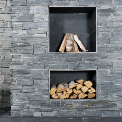 Fasadeskifer cement corner grey