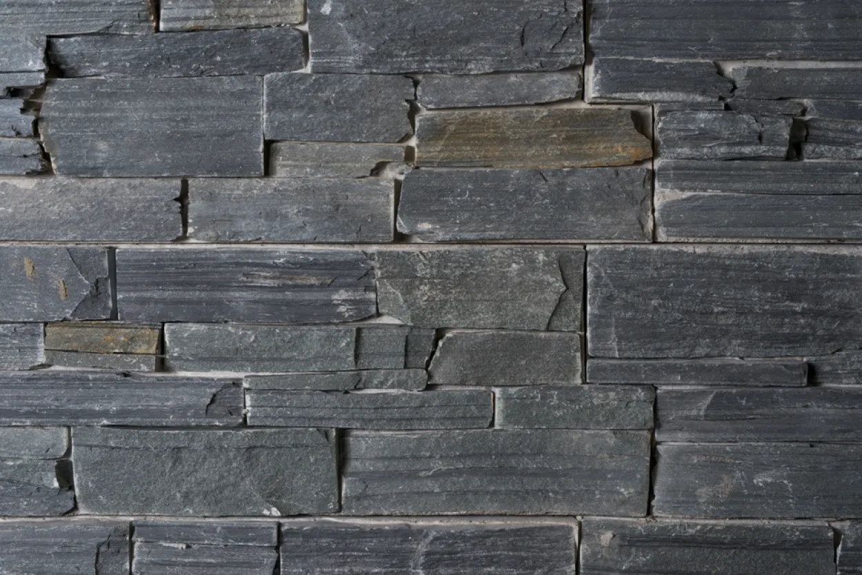 Fasadeskifer cement stone black