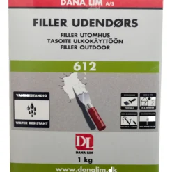 Filler 612 utendørs pulversparkel 2,5 kg