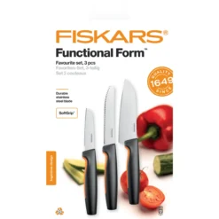Fiskars functional form knivsett 3 kniver