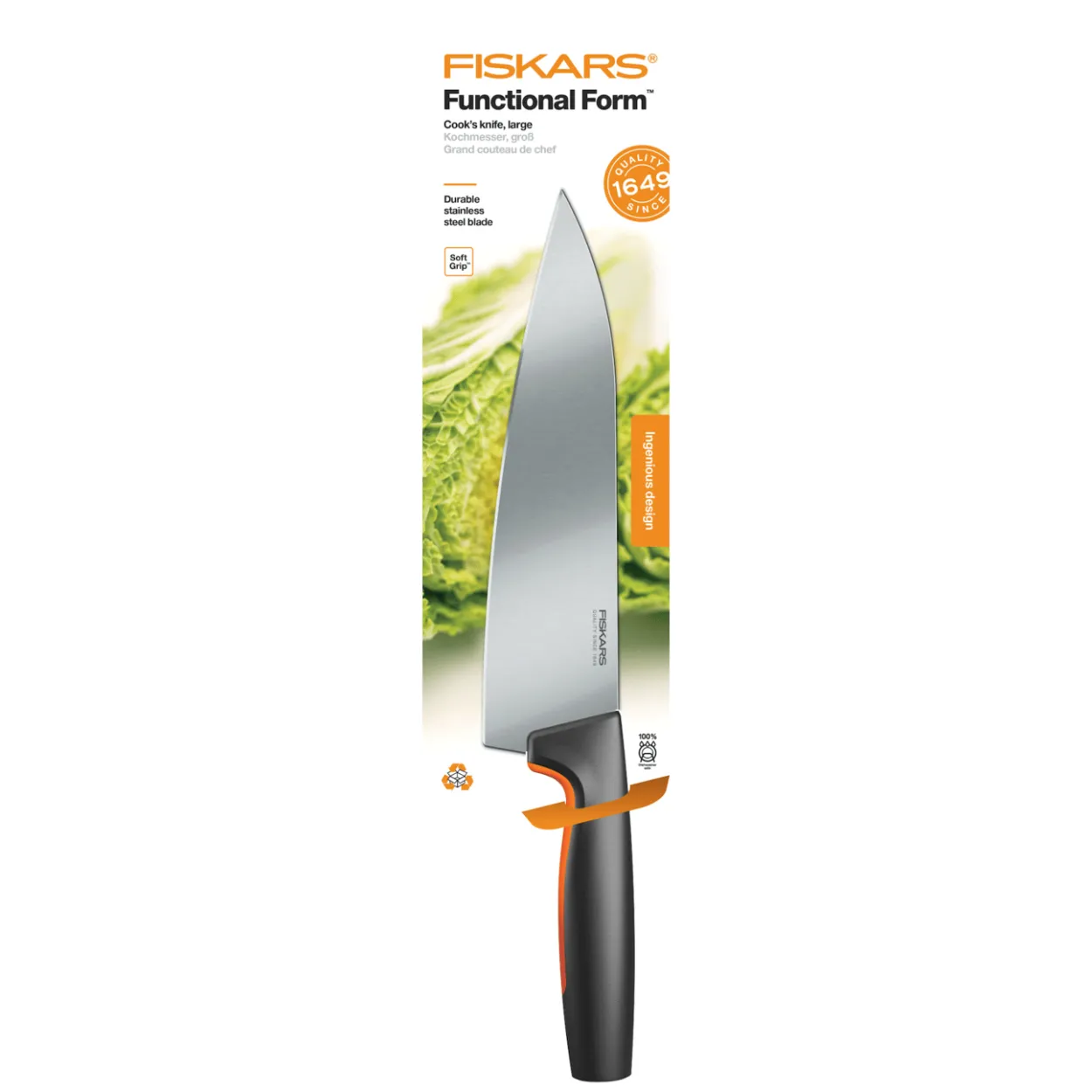 Fiskars functional form kokkekniv stor 20 cm