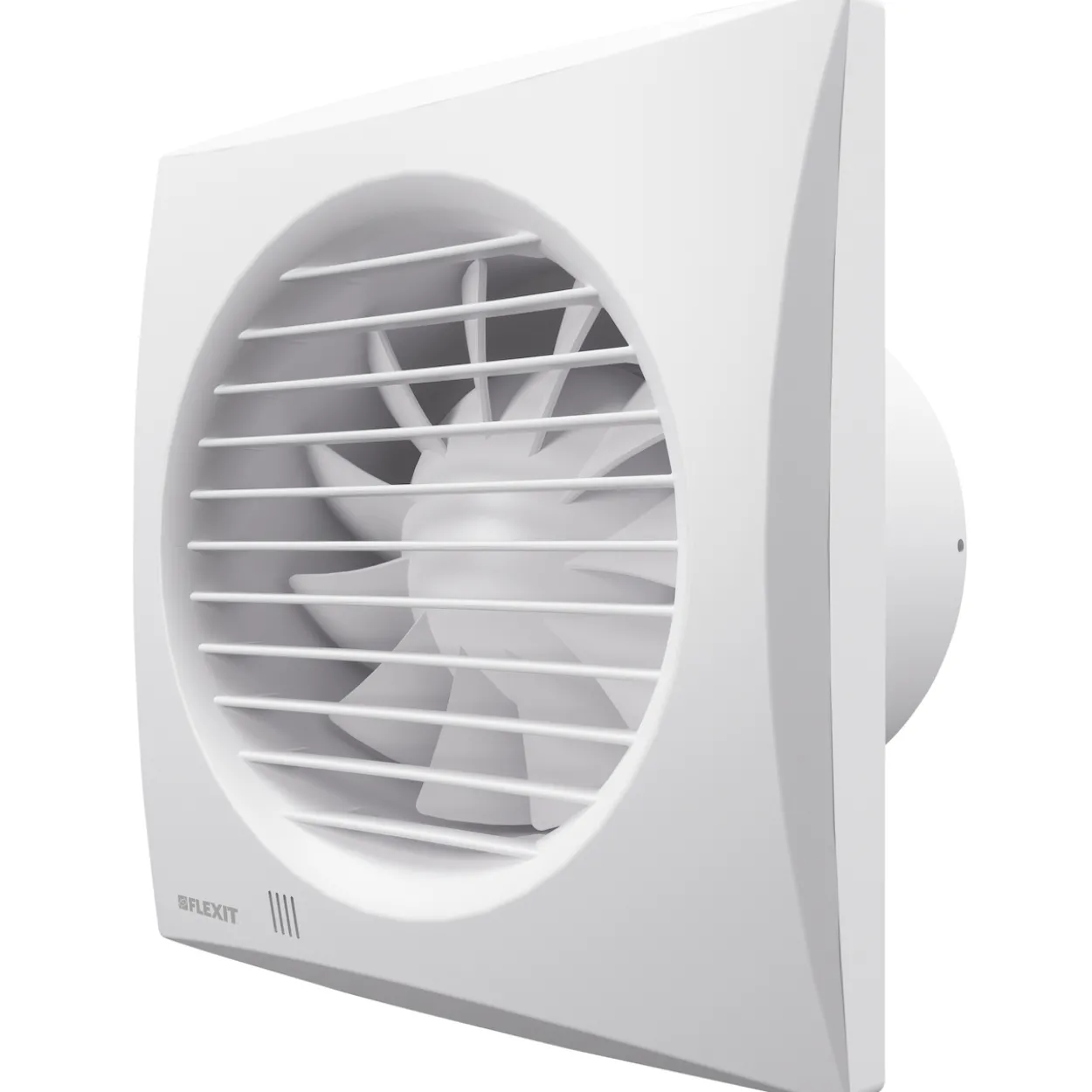 Flexit baderomsvifte classic eco 125 std hvit