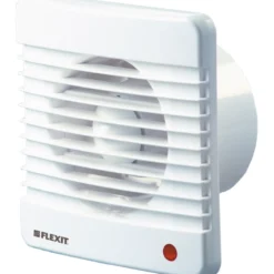 Flexit baderomsvifte 100f p m/snorbryter hvit