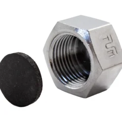 Fonta endemuffe 1/2" forkrommet
