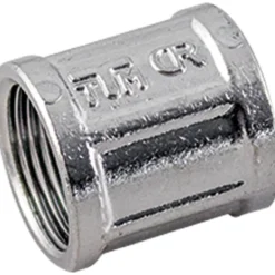 Fonta muffe 1/2" forkrommet