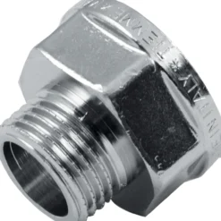 Fonta nippelmuffe 1/2" x 3/4" forkrommet