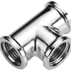 Fonta t-rør 1/2" forkrommet