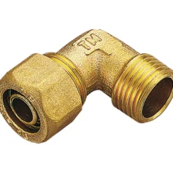 Fonta vinkelkobling 15mm x 3/4" til pex-fordeler
