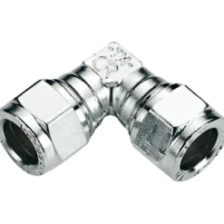 Fonta vinkel 15mm forkrommet pex
