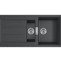 Franke kjøkkenkum s2d 651-100 tectonite carbon black