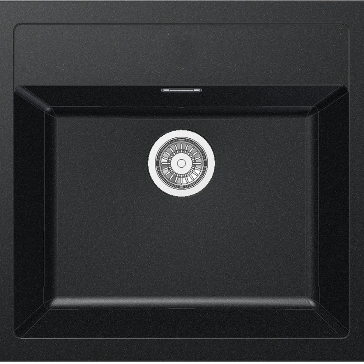 Franke sid 610-50 tectonitevask 1 kum med bakplate