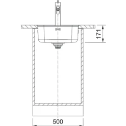 Franke srx 210-40 tl stålvask 1 kum med bakplate