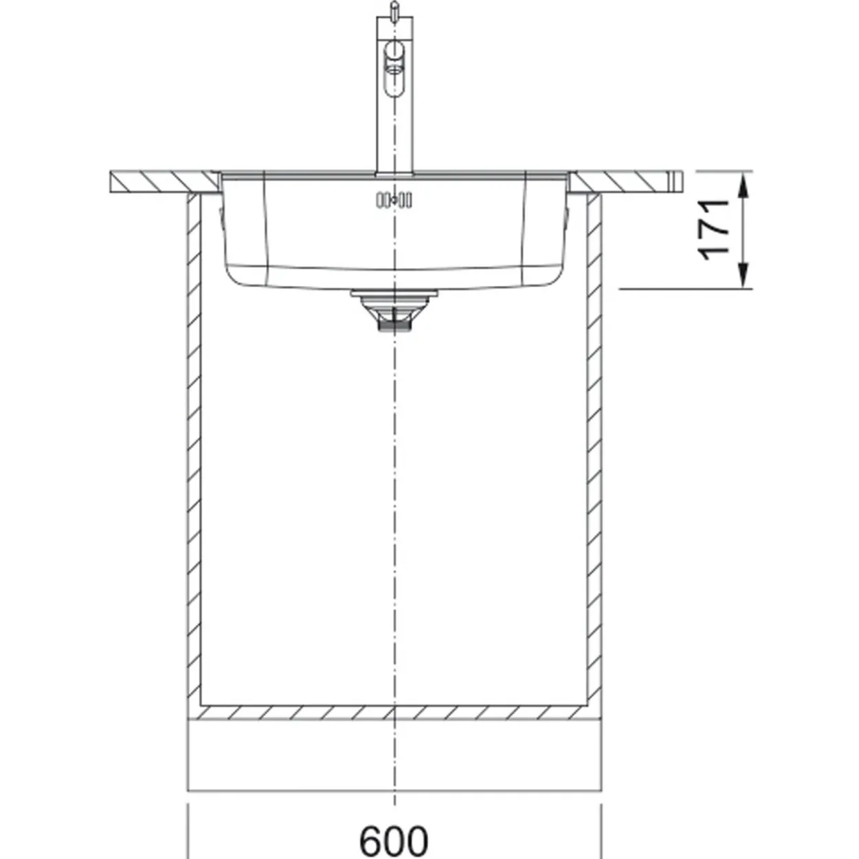 Franke srx 210-50 tl stålvask 1 kum med bakplate