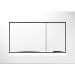 Geberit sigma30 dual betjeningsplate, hvit