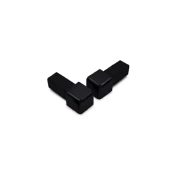 Genesis edq102.117 hjørnestykke stål 10mm matt svart til eqq 2-pk