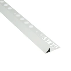 Genesis hjørnelist utv. 12 mm blank alu 45° eat 120.91 (til eet/eit)