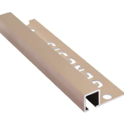 Genesis hjørnelist utv. 12 mm firkant tdp blank kobber 2,5 m
