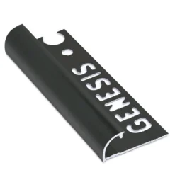 Genesis hjørnelist utv. 12 mm sort rund eaq 120.16 (til eac/eiq)