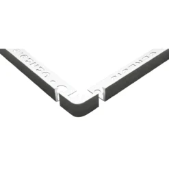 Genesis hjørnestykke utv. 12mm alu rett kant esc 122.91 (til esa)