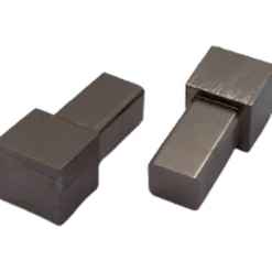 Genesis hjørnestykke utv. 12mm børstet kobber edp 2-pk