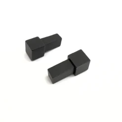 Genesis hjørnestykke utv. 10mm matt sort edp 2-pk