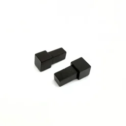 Genesis hjørnestykke utv. 12mm sort edp 2-pk