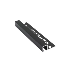 Genesis utv. hjørnelist 12 mm firkant tdp sort