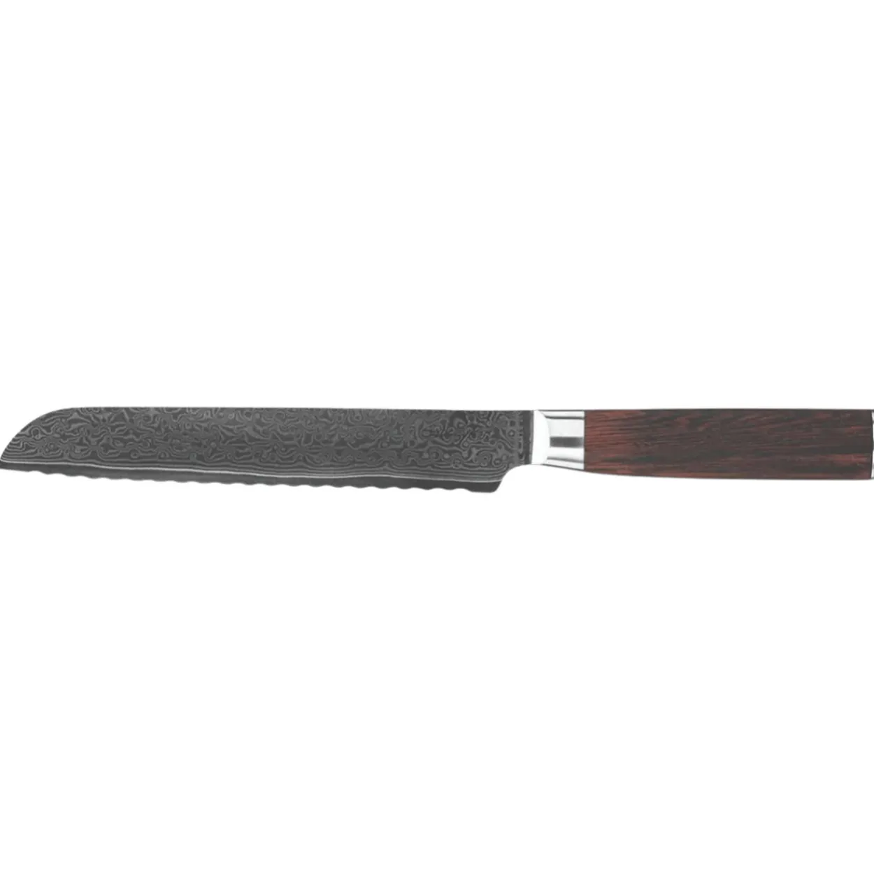 Gladkokken damaskus brødkniv 20 cm